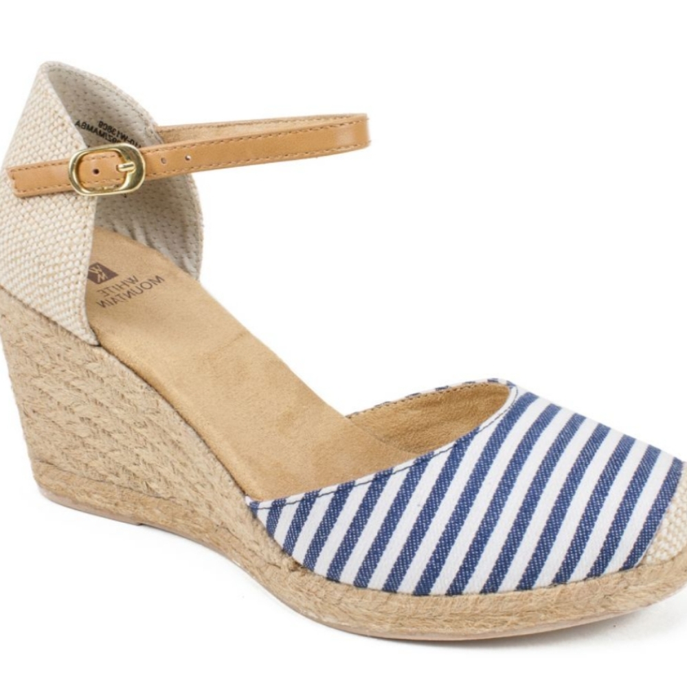 White Mountain wedge espadrilles
